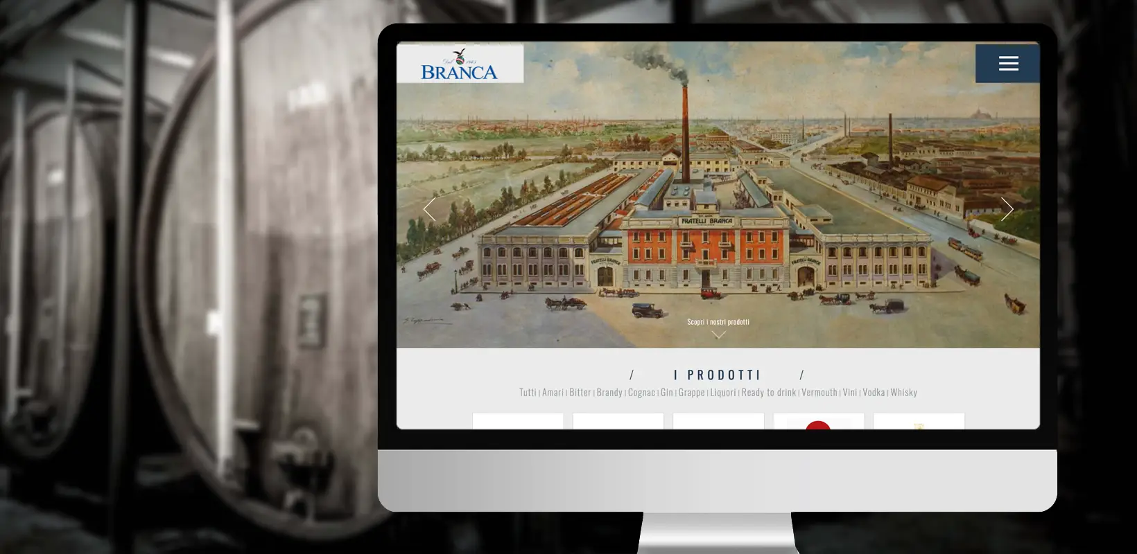 Fratelli Branca Distillerie — dettaglio del progetto 1
